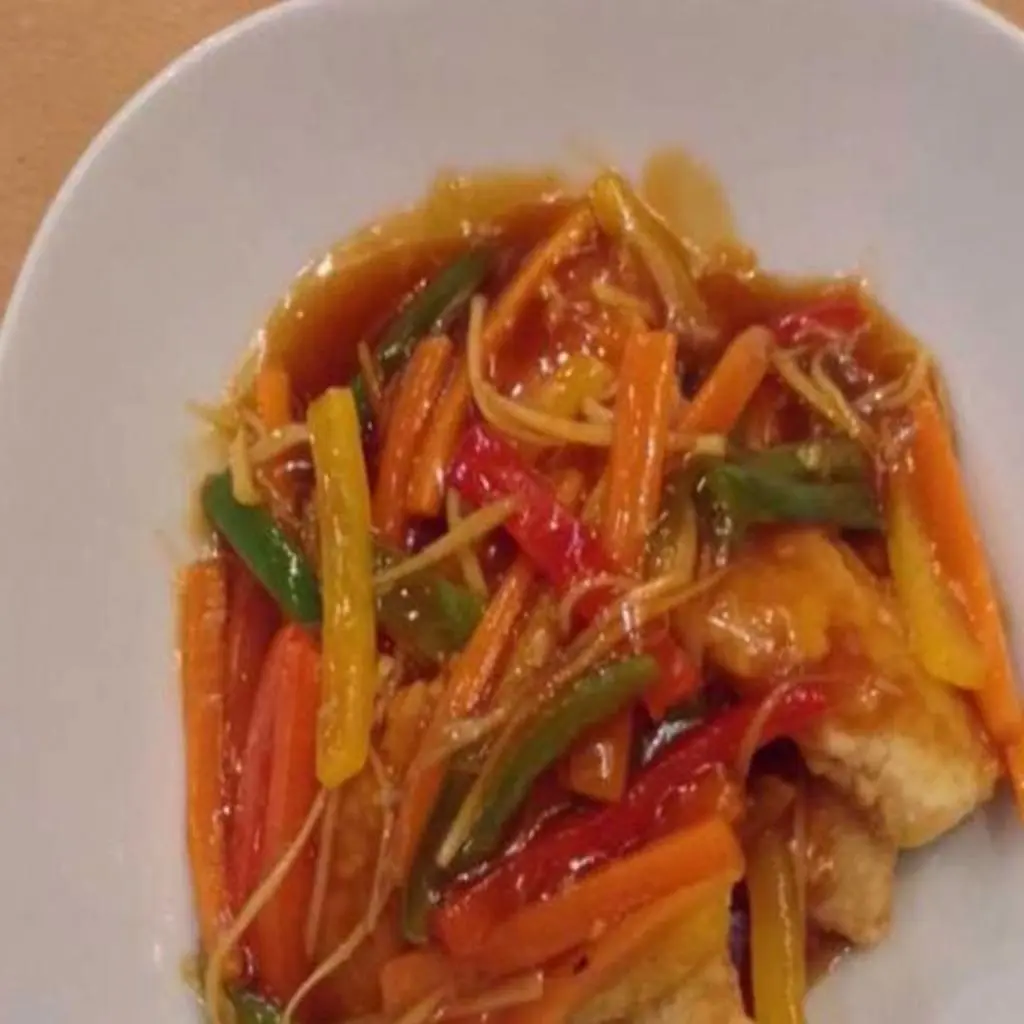 Sweet And Sour Fish Fillet Hammour